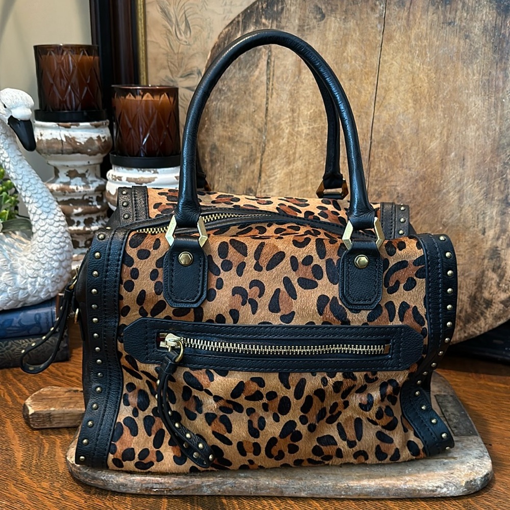 Yany leather satchel purse
